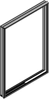 Sliding Door Lockset - White